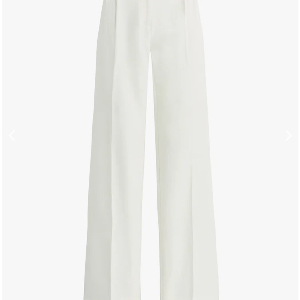 Favorite Daughter Cream Wide-Leg Pants